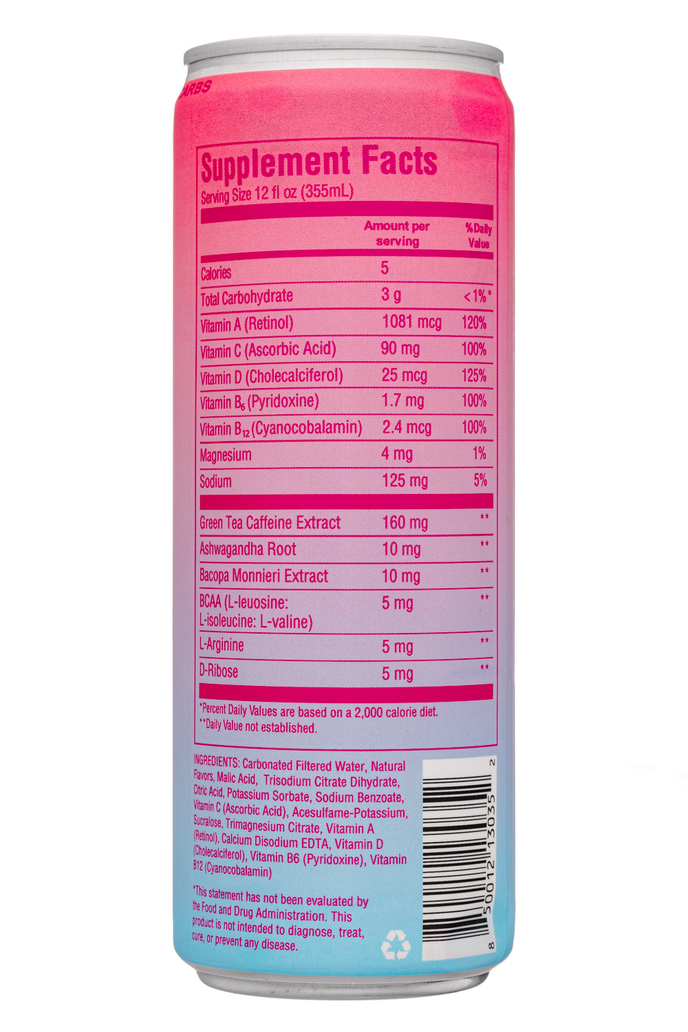 SWAY Energy + Immunity: Sway-12oz-2021-EnerghImmunity-Strawb-Facts