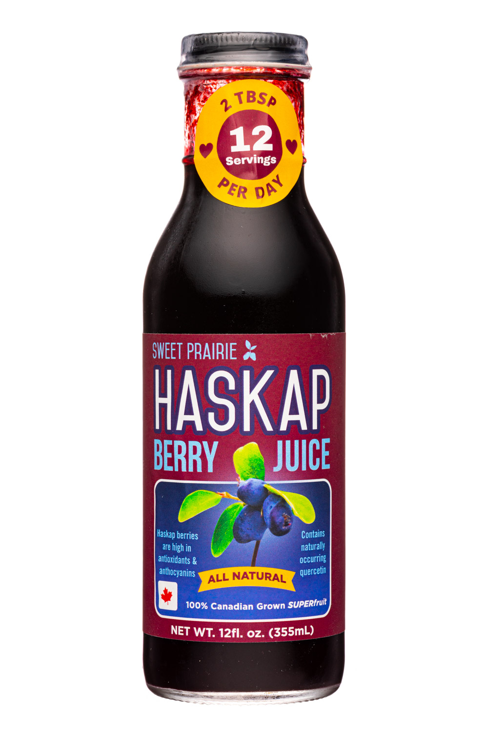 Sweet Prairie Haskap Berry Juice
