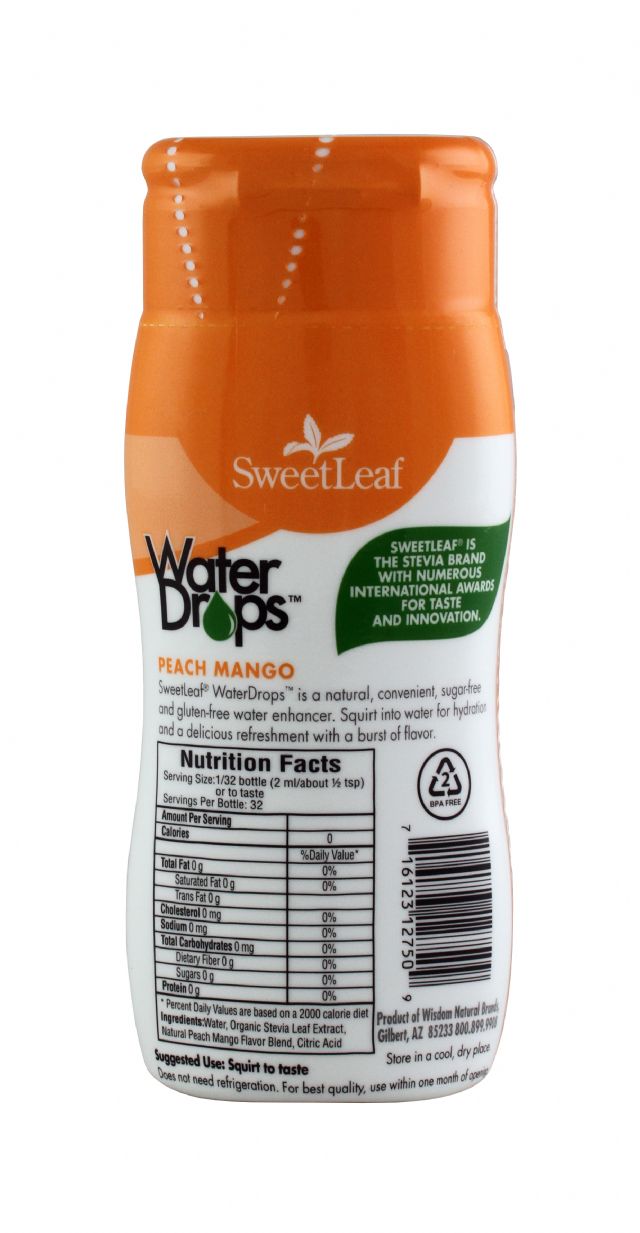 SweetLeaf Water Drops: SweetLeaf PeachMang Facts