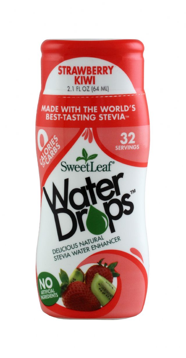 SweetLeaf Water Drops: SweetLeaf StrawKiwi Front