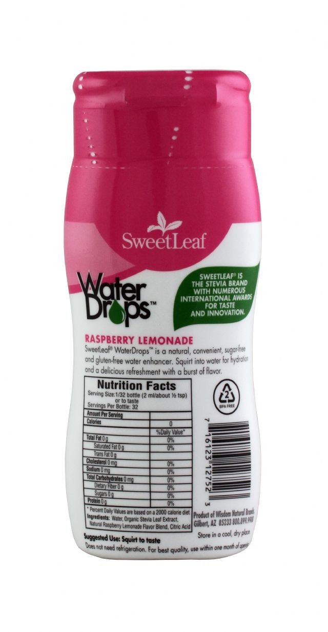 SweetLeaf Water Drops: SweetLeaf RaspLem Facts