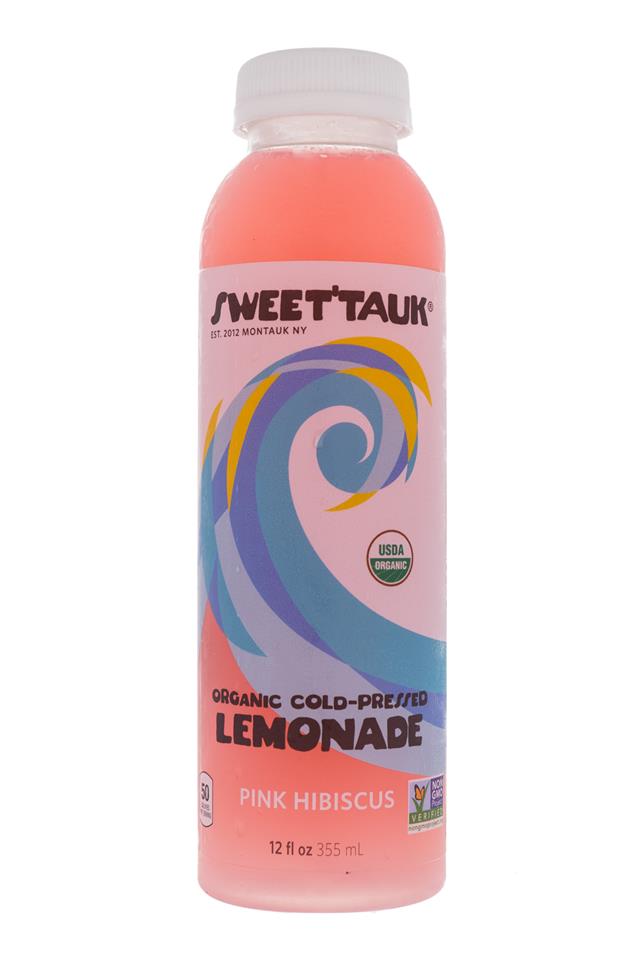 Sweet'tauk Lemonade: SweetTauk-Lemonade-PinkHibiscus-Front