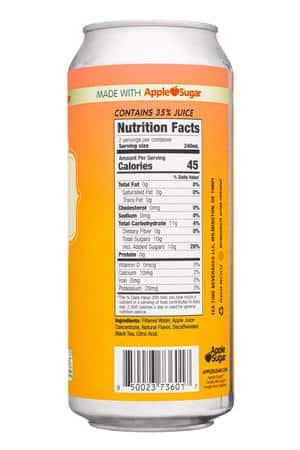 Swing Tea: SwingTea-16oz-2023-IcedTea-PeachPassion-Facts