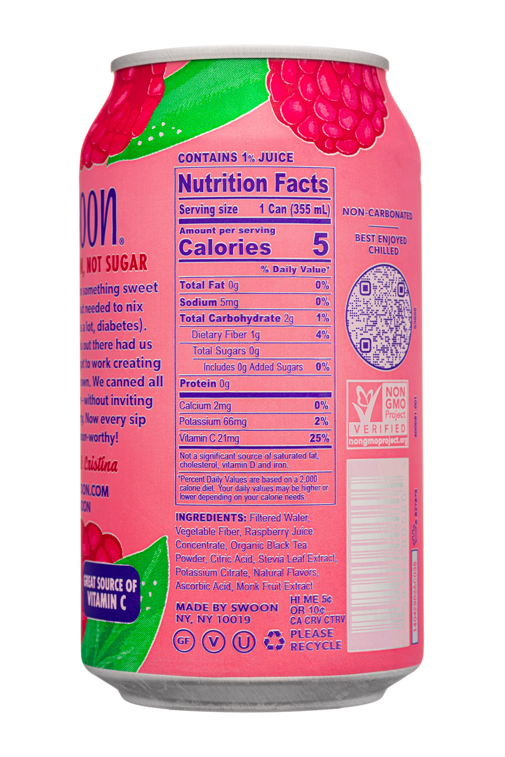 Swoon: Swoon-12oz-2025-RaspTea-Facts