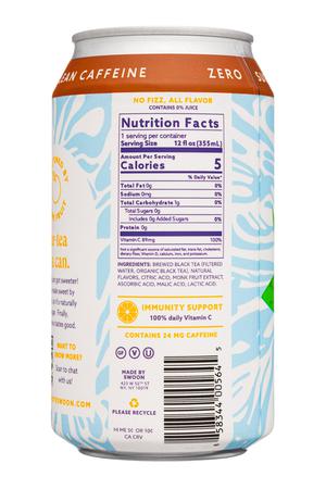 Swoon: Swoon-12oz-2022-ZeroSugar-SweetTea-Facts