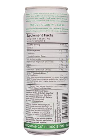 Synapse: Synapse-12oz-2020-MindFuel-Facts