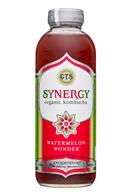 GT's Kombucha: GTs-Synergy-16oz-WatermelonWonder-Front