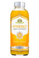 GT's Kombucha: GTs-Synergy-16oz-MysticMango-Front