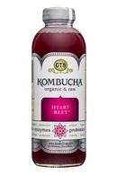 GT's Kombucha: GTs-Kombucha-16oz-HeartBeet-Front