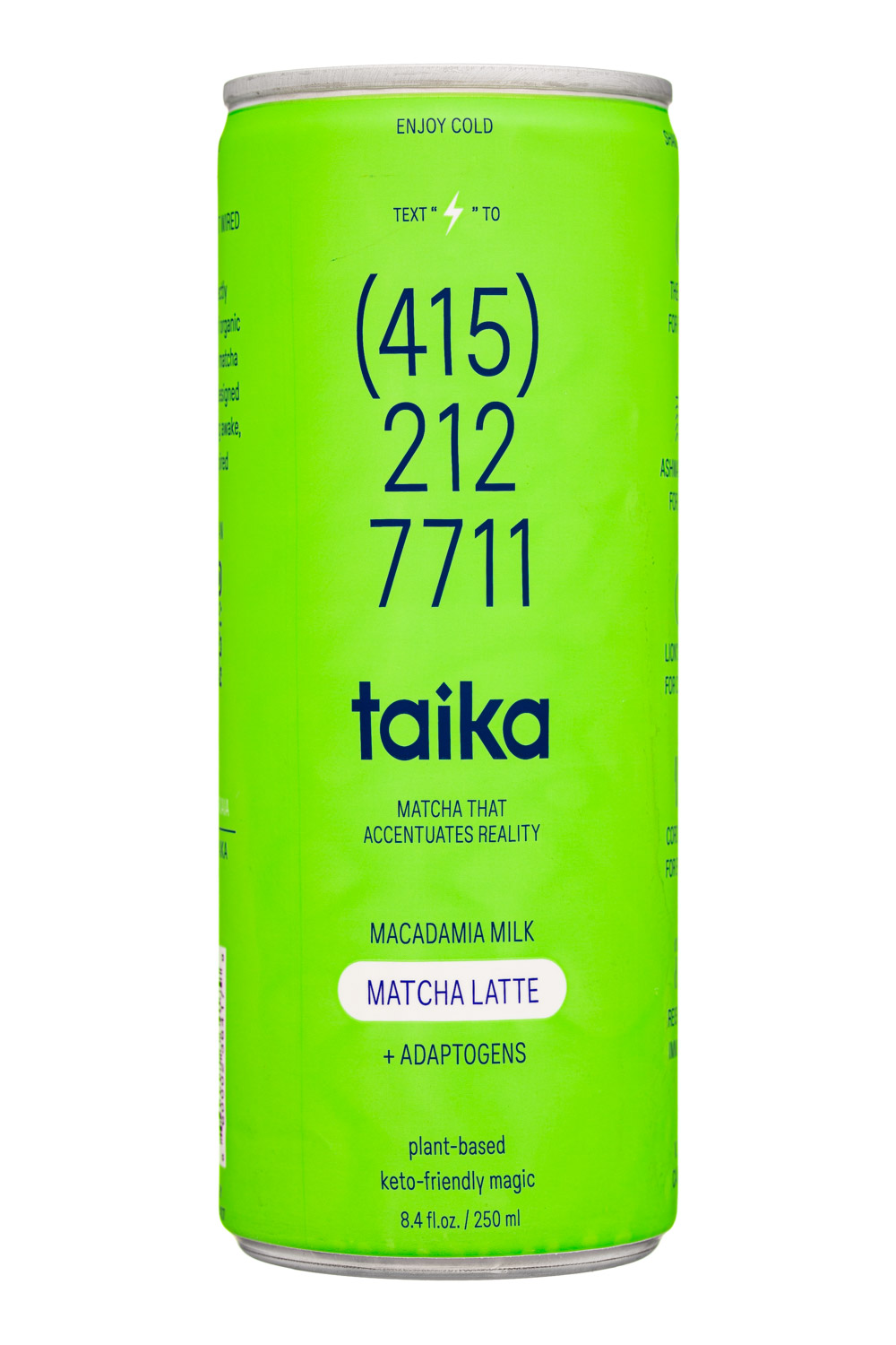 Taika: Taika-8oz-2021-MatchaLatte-MacadamiaMilk-1