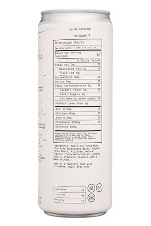Taika: Taika-12oz-2022-YerbaMate-Facts