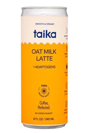 Taika: Taika-8oz-2022-Latte-OatMilk-Front