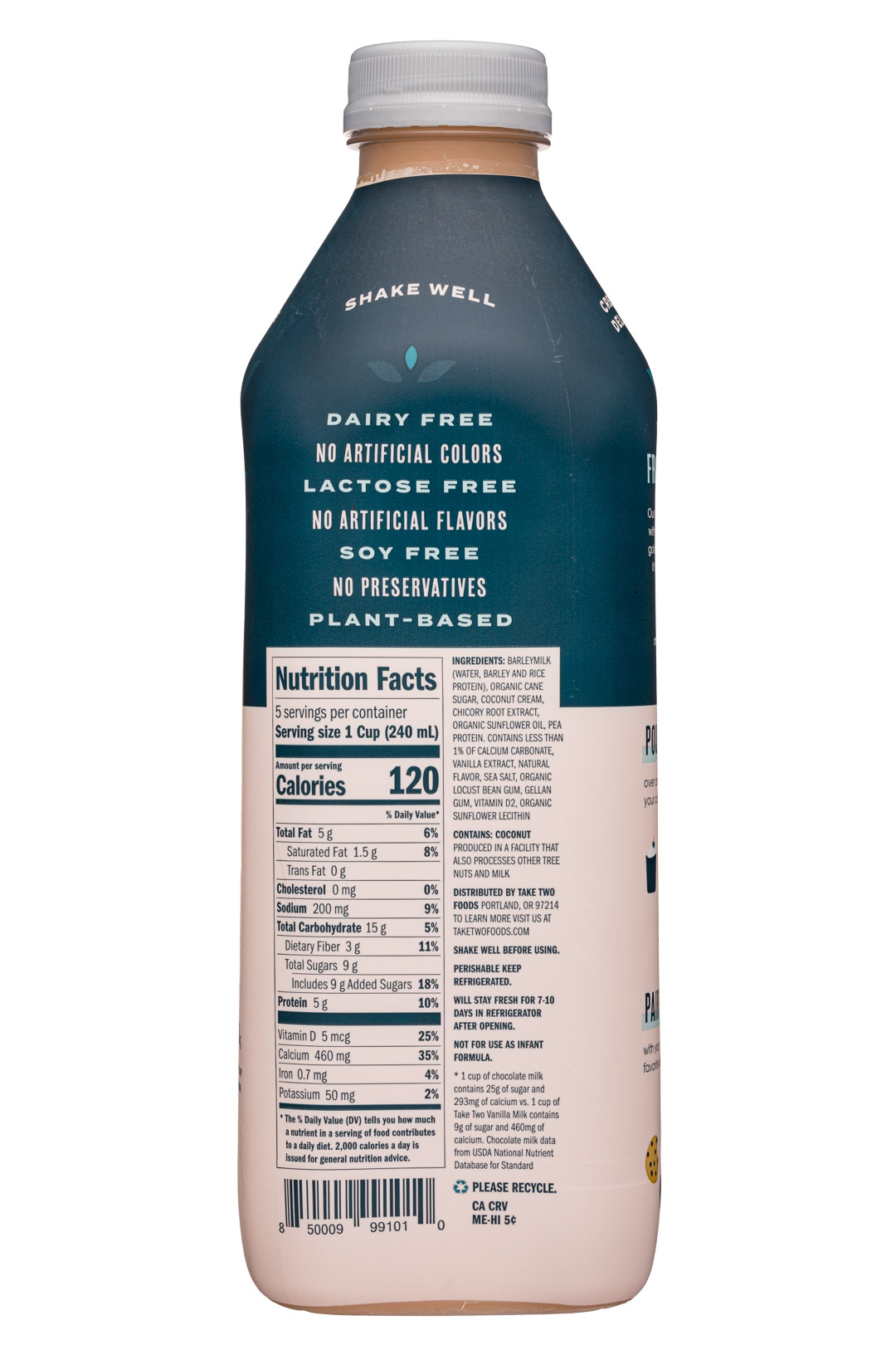 Take Two: TakeTwo-40oz-2020-BarleyMilk-Vanilla-Facts