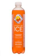 Sparkling Ice -Talking Rain: SparklingIce-17oz-FlavoredSparkling-0Sugar-StrawbLemonade-Front