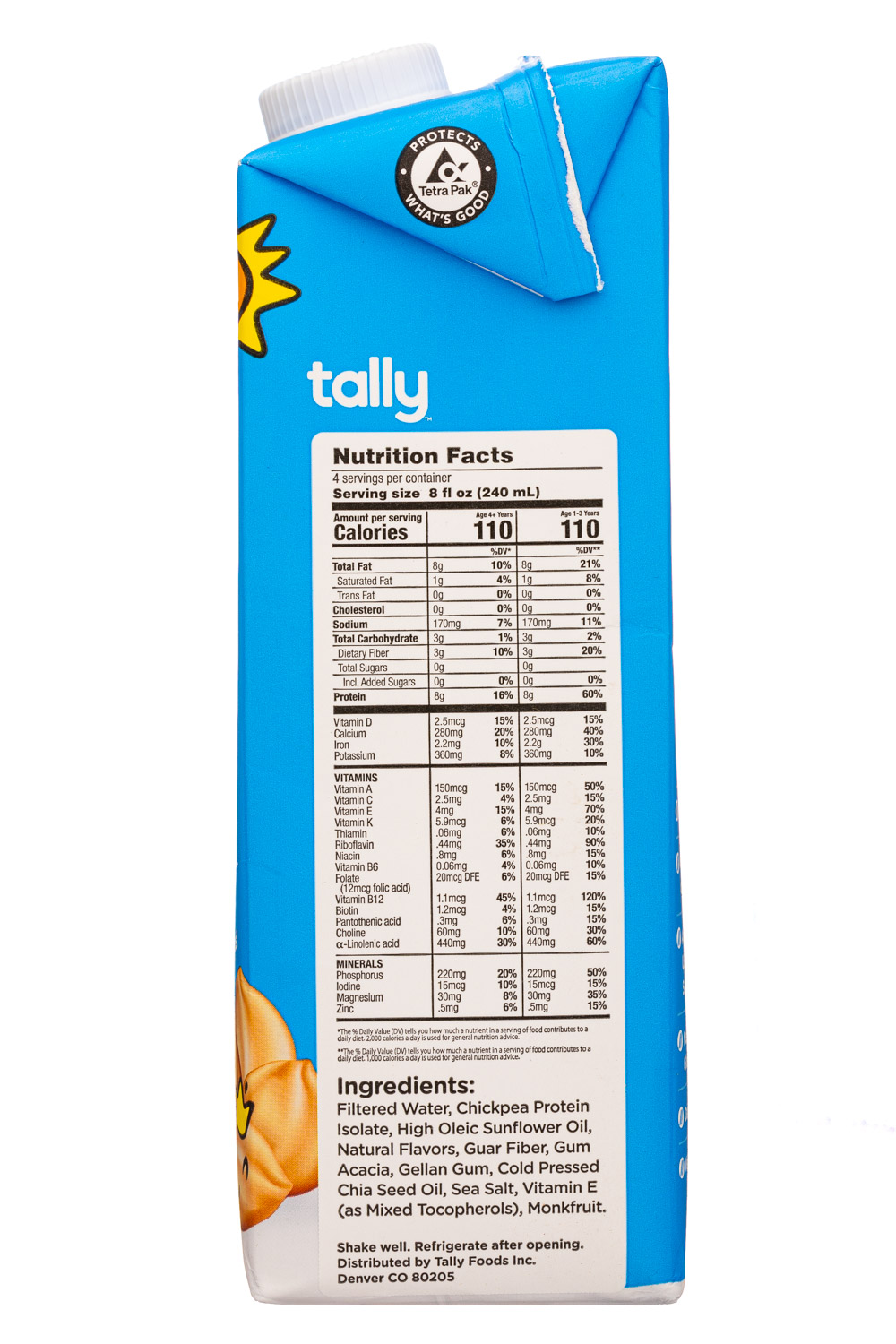 Tally Kids: TallKids-32oz-2023-ChickpeaMilk-Original-Facts