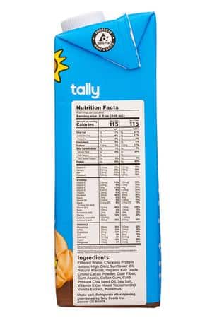 Tally Kids: TallKids-32oz-2023-ChickpeaMilk-Choc-Facts