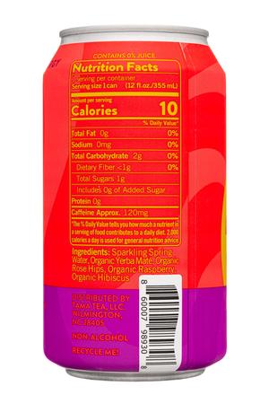 Tama Tea : TamaTea-12oz-2023-SparklingTea-RoseMate-Facts
