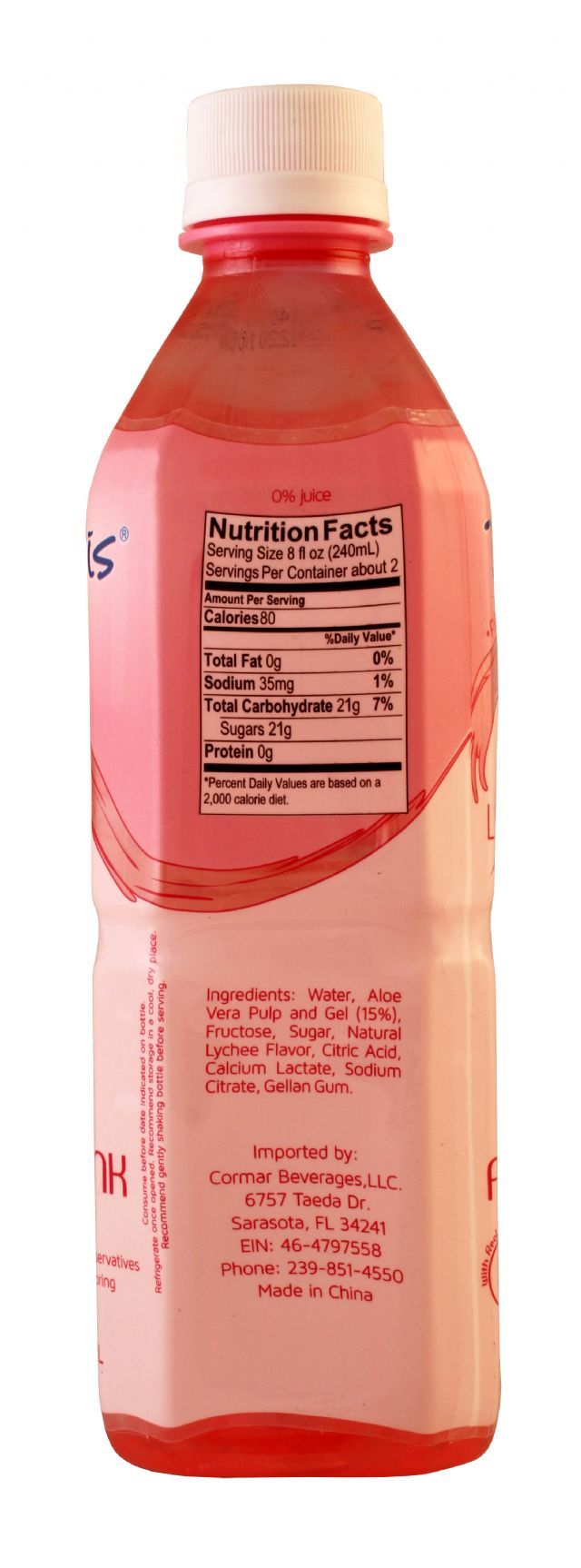 Tamesis Aloe Drink: Tamesis Lychee Facts