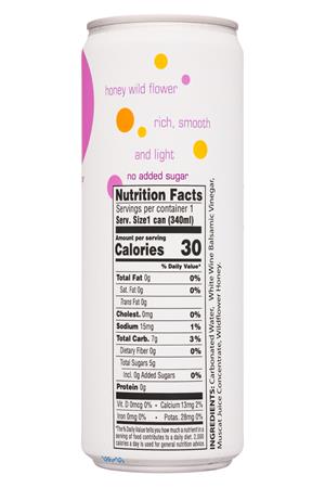 Tarta: Tarta-12oz-2020-BalsamicSeltzer-HoneyWildFlower-Facts