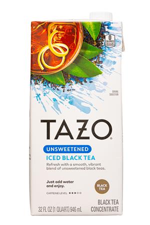 Tazo Tea: Tazo-32oz-2021-TeaConcentrate-IcedBlackTea-Unsweet-Front