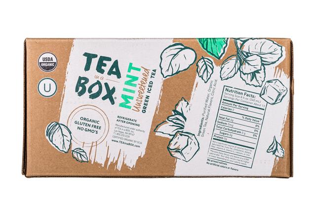 Tea in a Box: TeaInABox-FamilyPack-3Liter-Mint-Facts