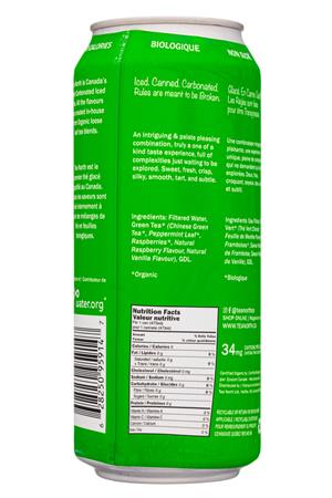 Tea North: TeaNorth-16oz-2020-IcedTea-RaspVanillaMint-Facts