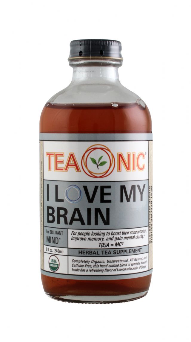 Teaonic Herbal Tea Tonics: TeaOnic Brain Front