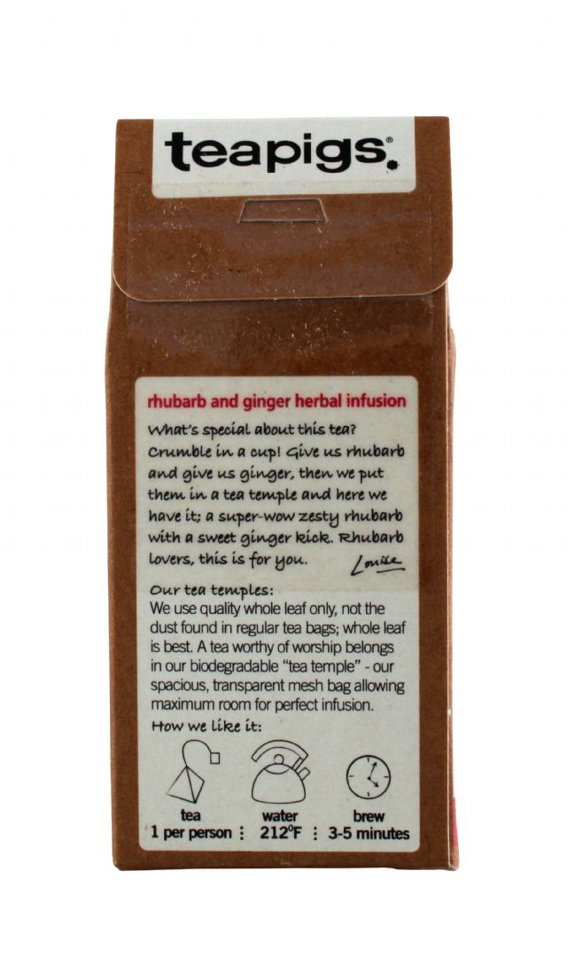 teapigs: TeaPigs RhubarbGing Back