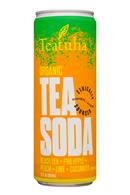 Teatulia: Teatulia-12oz-TeaSoda-BlackPineapplePeach-Front