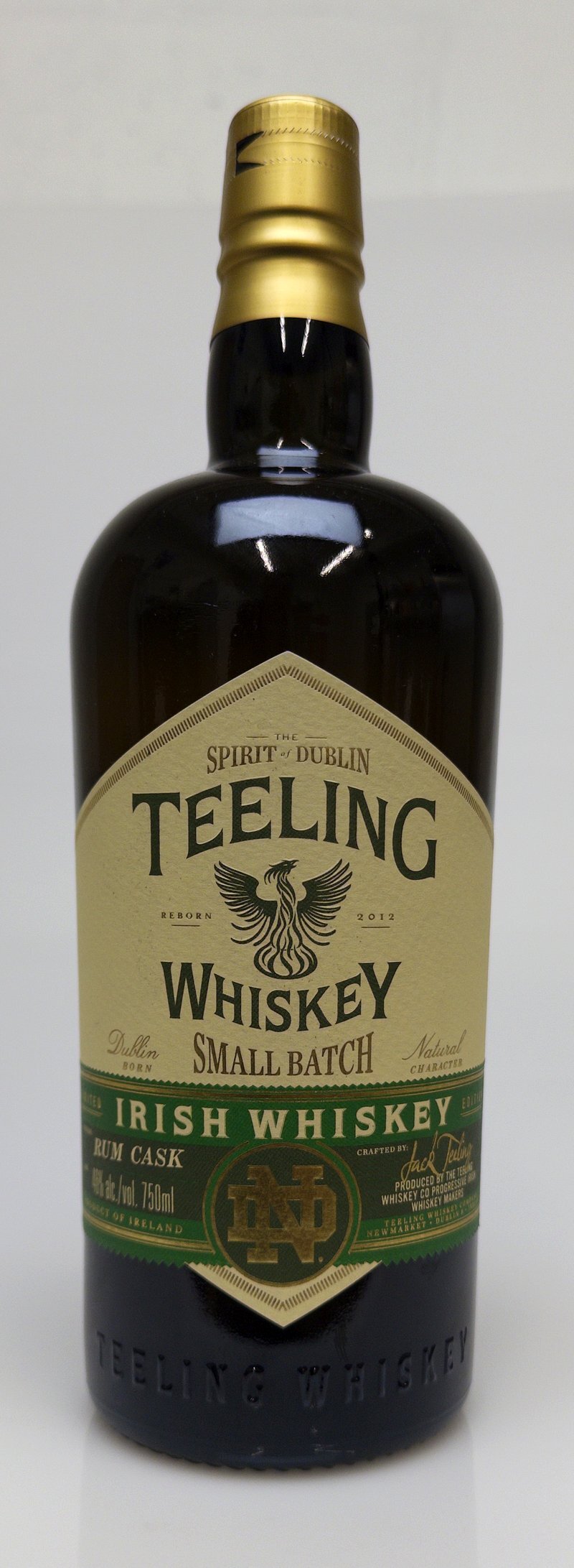 Small Batch Irish Whiskey Rum Cask