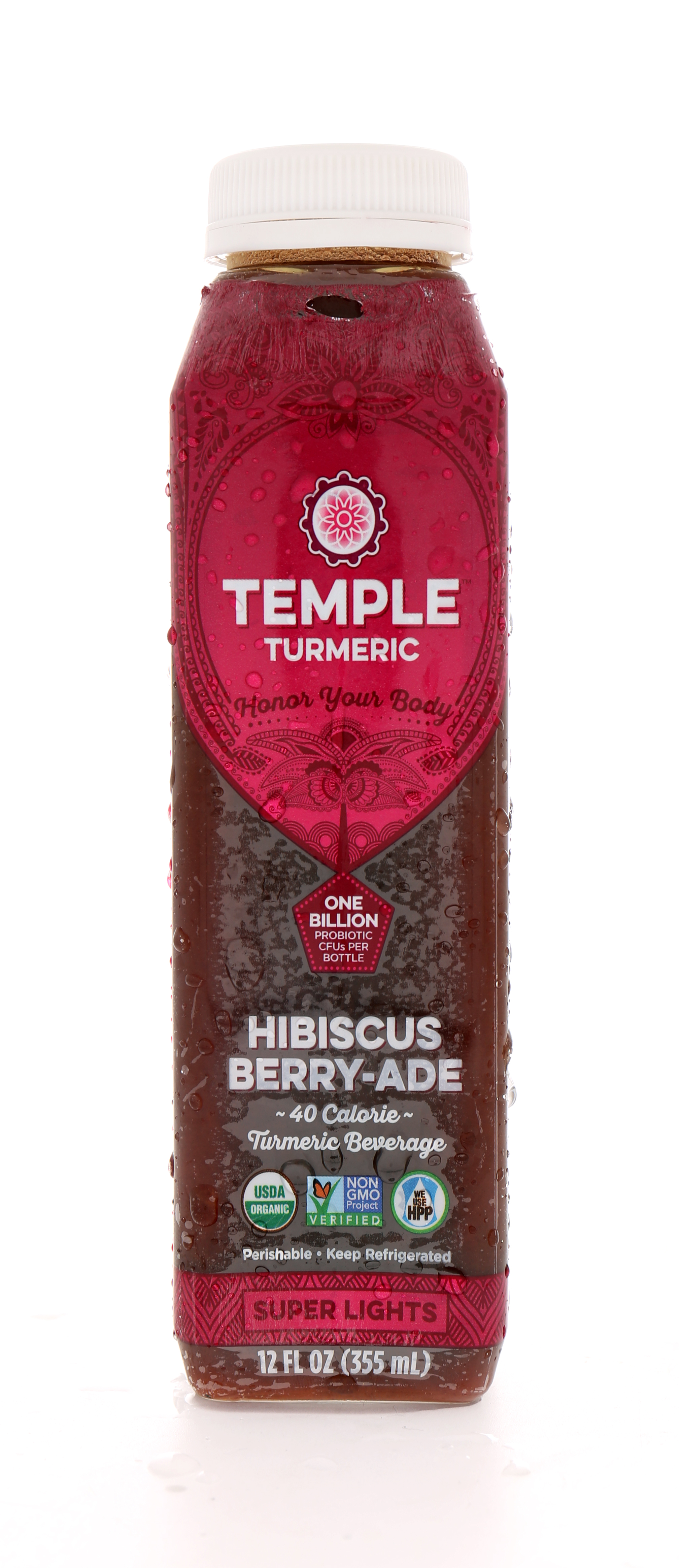 Temple Turmeric Super Lights: Temple HibBerry Front