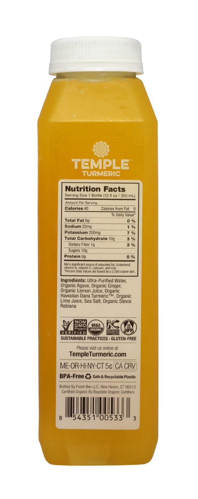 Temple Turmeric Super Lights: Temple LemonGing Facts