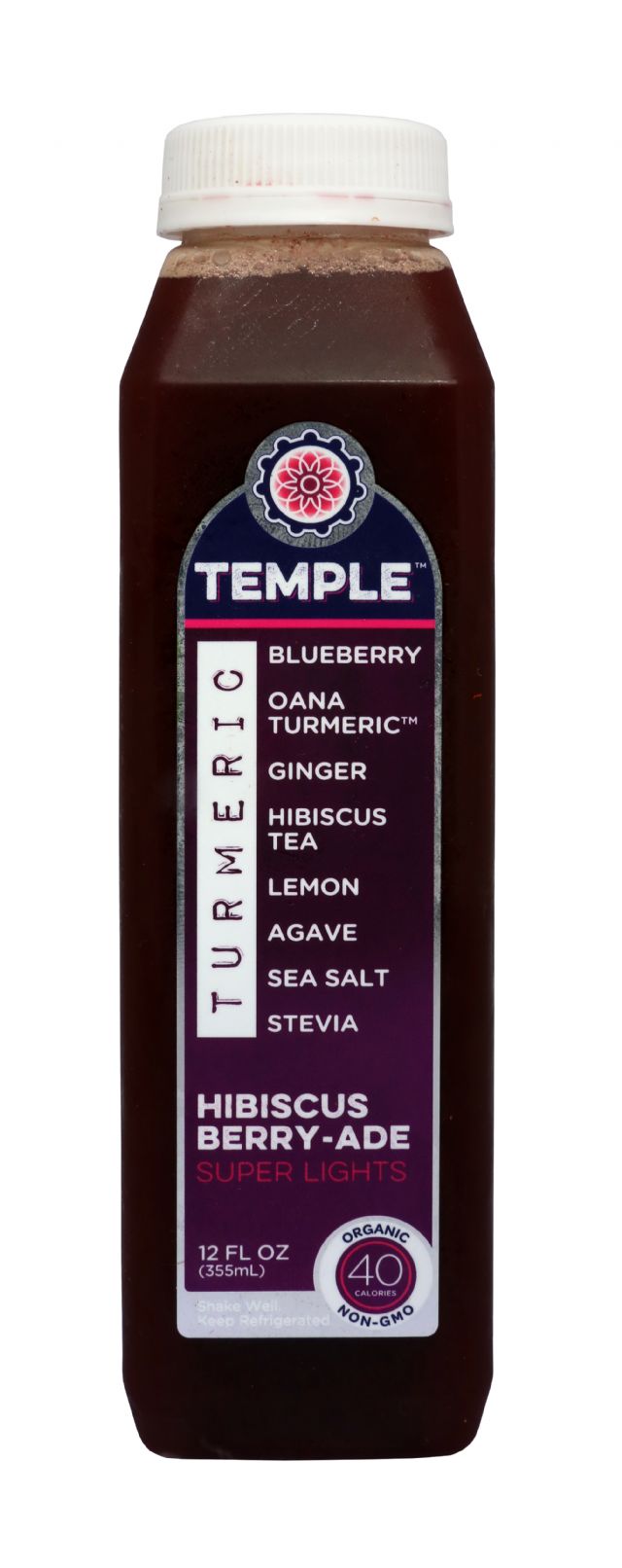 Temple Turmeric Super Lights: Temple HibBerry Front