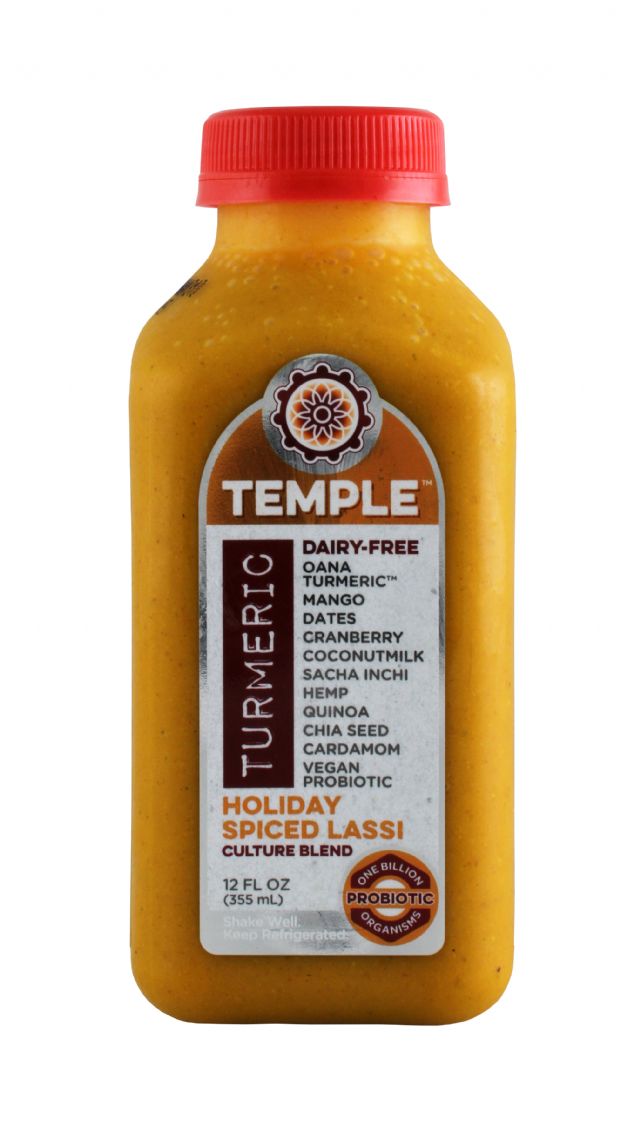 Temple Turmeric: Temple SpicedLassi Front