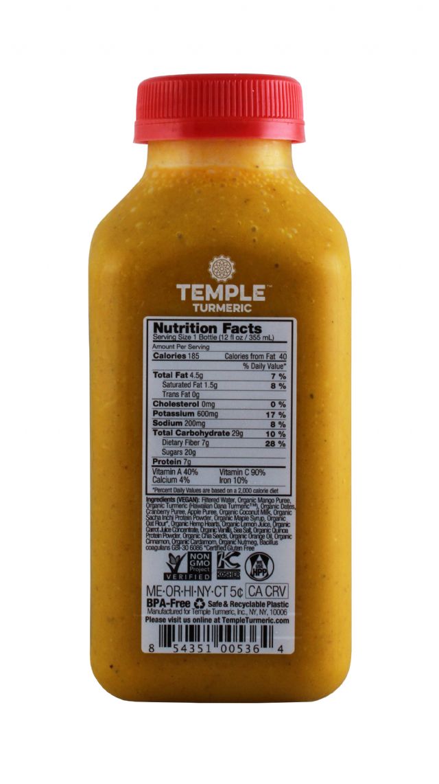 Temple Turmeric: Temple SpicedLassi Facts