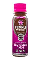 Temple Turmeric: TempleTurmeric-Shot-3oz-RedGinger-Front