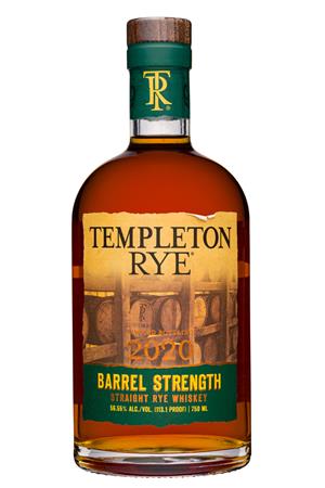 Templeton Rye: TempletonRye-750ml-2020-BarrelStrength-RyeWhiskey