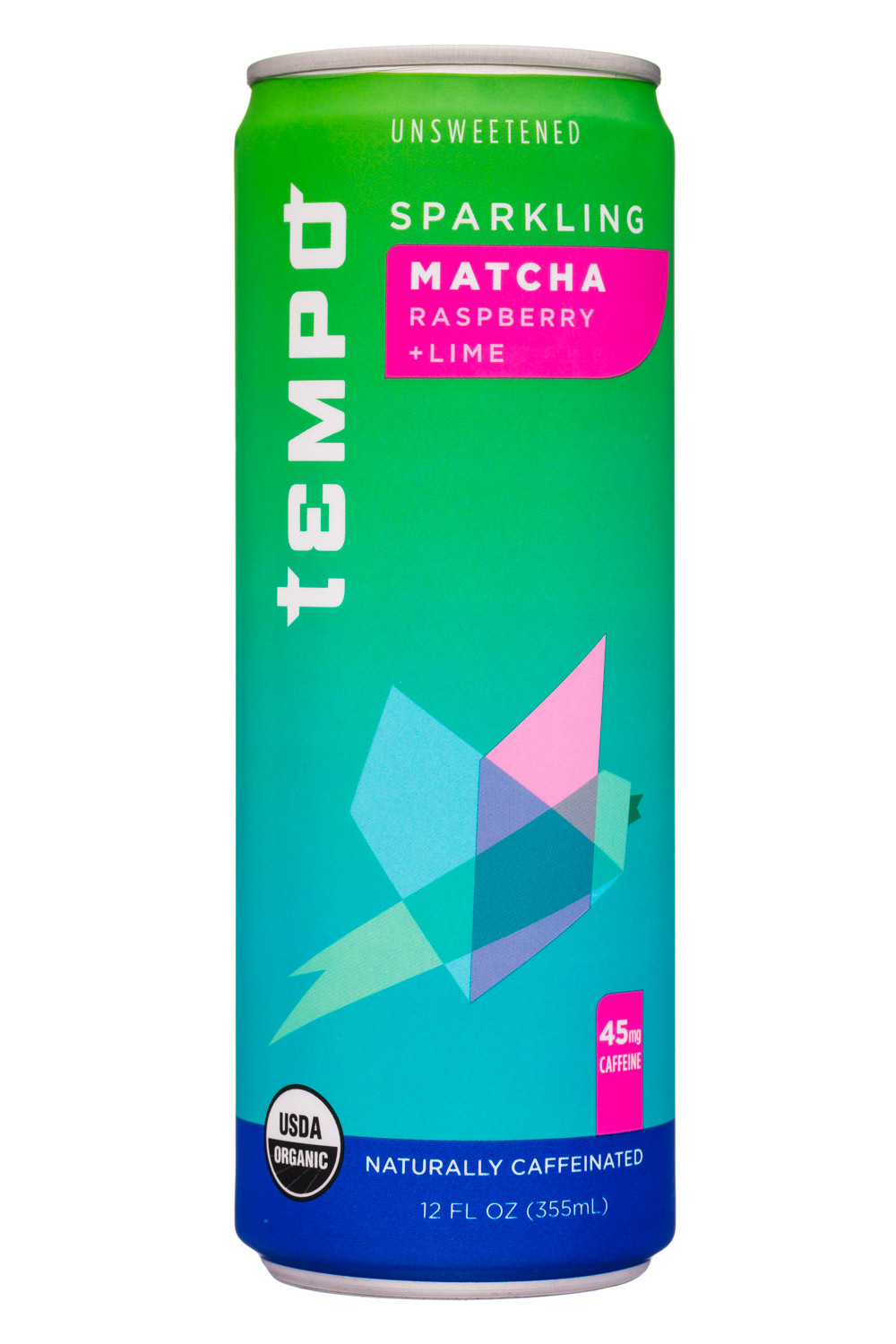 Tempo: Tempo-12oz-SparklingTea-Matcha-Front