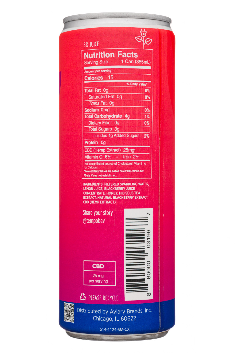 Tempo: Tempo-12oz-2020-SparklingCBD-Hibiscus-Facts