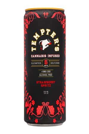 Tempter's: Tempters-12oz-2025-THC-StrawbSpritz-Front