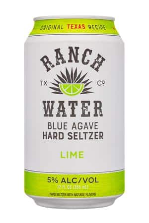 Texas Ranch Water Co.: RanchWater-12oz-2022-HardSeltz-Lime
