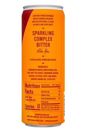 The Bitter Housewife: TheBitterHousewife-12oz-2021-BittersSoda-Orange-Facts