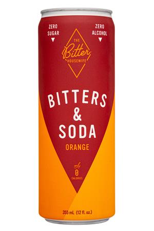 The Bitter Housewife: TheBitterHousewife-12oz-2021-BittersSoda-Orange-Front