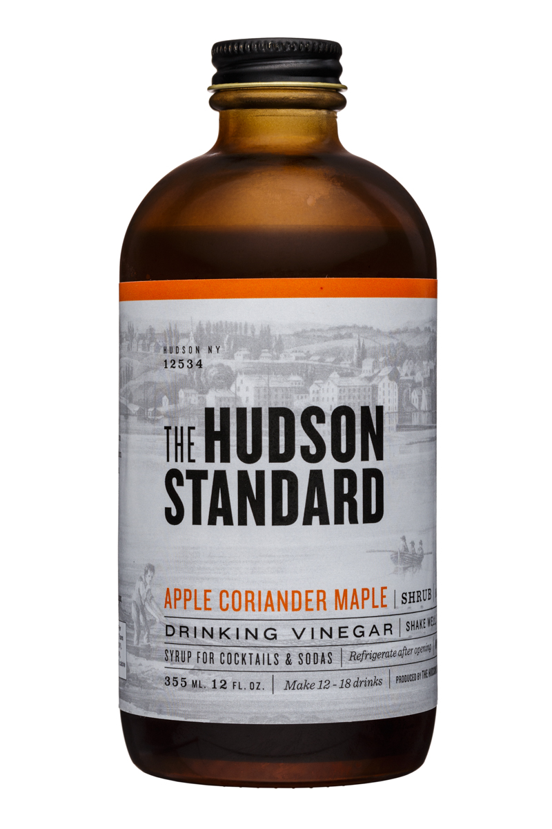 The Hudson Standard Shrub: TheHudsonStandard-12oz-DrinkingVinegar-AppleCorianderMaple-Front