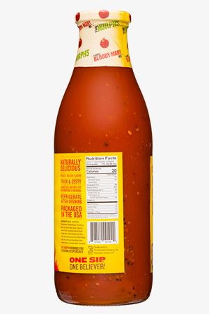 The Murph's Famous Bloody Mary Mix: TheMurphsFamous-34oz-2020-BloodyMaryMix-HotSpicy-Facts