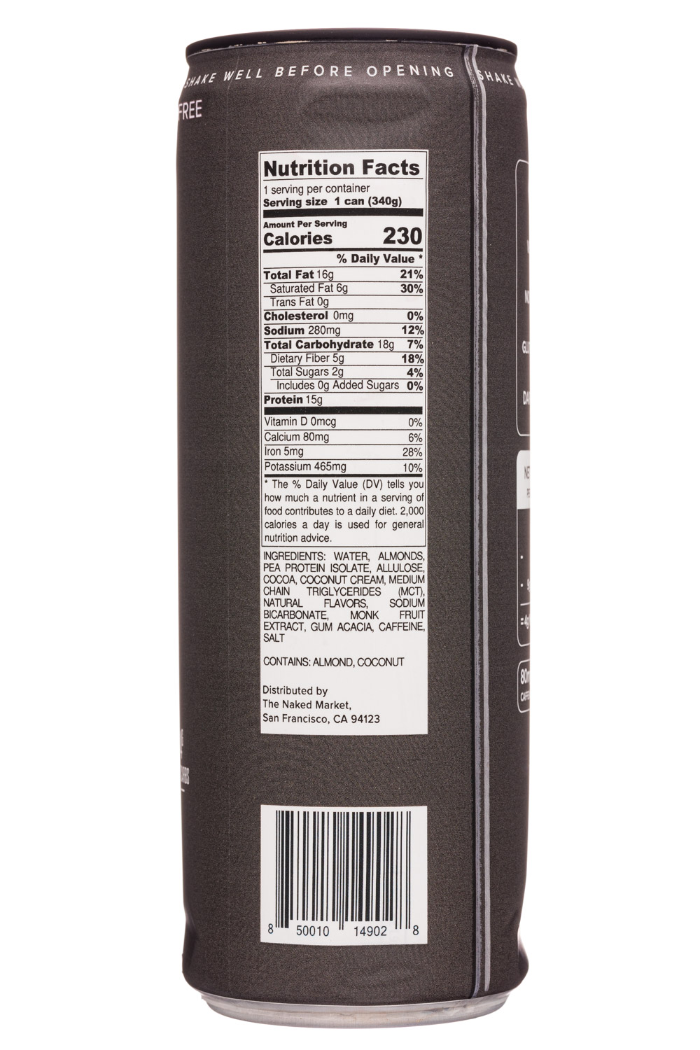 The Naked Market: ProjectBreakfast-11oz-2020-MorningChoc-Facts