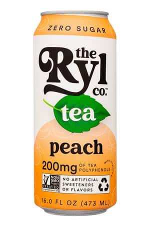 The Ryl Co. Tea: TheRylCo-16oz-2023-Tea-Peach-Front