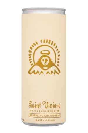 The Zero Proof: SaintViviana-8oz-2025-NAWine-Chardonnay-Front