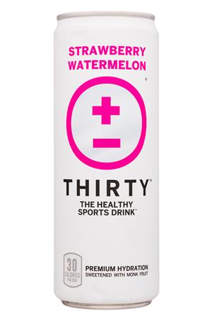 Thirty: Thirty-12oz-2020-SportsDrink-StrawbWater-Front