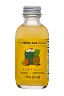 Thirty-Two Degrees: ThirtyTwoDegrees-2oz-CoconutWaterKefir-MangoPineapple-Front